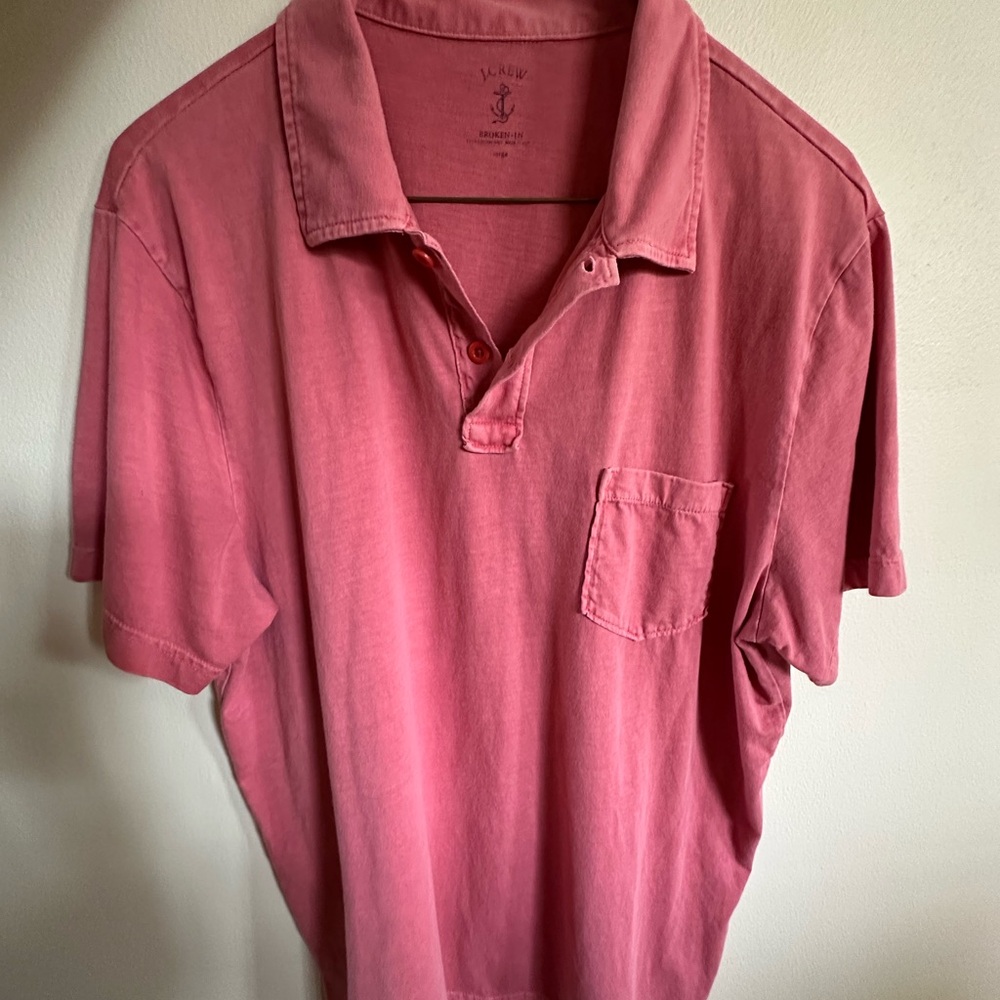 J. Crew Pink Polo Shirt